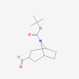 Tert-butyl 3-Formyl-8-azabicyclo[3,2,1]octane-8-carboxylate图片