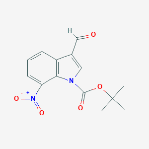 tert-Butyl 3-Formyl-7-nitro-1H-indole-1-carboxylate图片