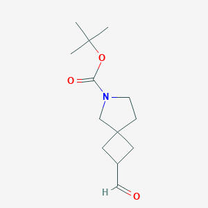 tert-Butyl 2-formyl-6-azaspiro[3,4]octane-6-carboxylate图片