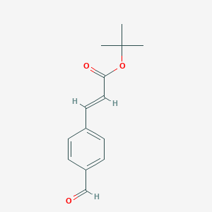 (E)-tert-Butyl 3-(4-formylphenyl)acrylate图片
