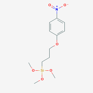 Trimethoxy(3-(4-nitrophenoxy)propyl)silane图片