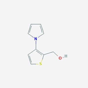 3-(Pyrrol-1-yl)thiophene-2-methanol图片
