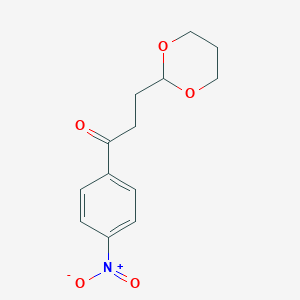 3-(1,3-dioxan-2-yl)-4'-nitropropiophenone图片