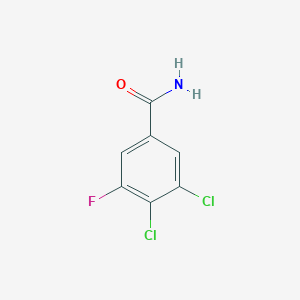 3,4-Dichloro-5-fluorobenzamide图片