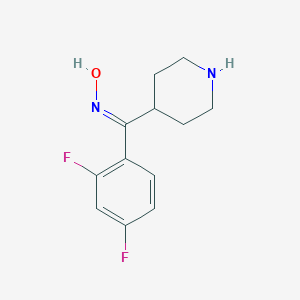 (E)-4-(2,4-Difluorobenzoyl)piperidine Oxime图片