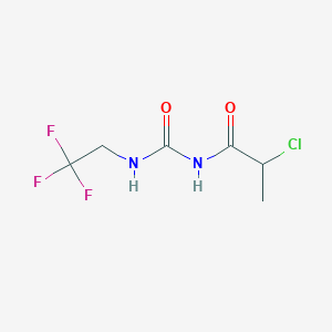 1-(2-Chloropropanoyl)-3-(2,2,2-trifluoroethyl)urea图片