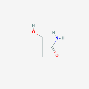 1-(Hydroxymethyl)cyclobutanecarboxamide图片