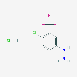 4-Chloro-3-(trifluoromethyl)phenylhydrazine Hydrochloride图片