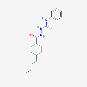 2-[(4-Pentylcyclohexyl)carbonyl]-N-phenyl-1-hydrazinecarbothioamide图片