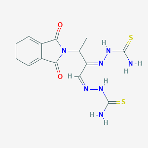 Hydrazinecarbothioamide,2,2'-(1-(1-(1,3-dihydro-1,3-dioxo-2H-isoindol-2-yl)ethyl)-1,2-ethanediylidene)bis-图片