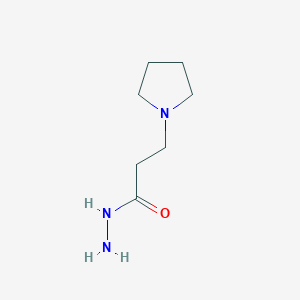 3-Pyrrolidin-1-yl-propanohydrazide图片