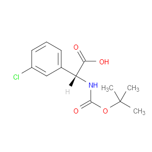 (R)tert-Butoxycarbonylamino-(3-chloro-phenyl)-aceticacid图片