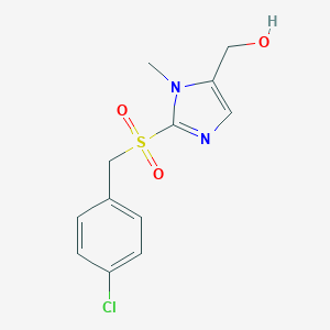 {2-[(4-chlorobenzyl)sulfonyl]-1-methyl-1H-imidazol-5-yl}methanol图片