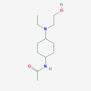 N-{4-[Ethyl-(2-hydroxy-ethyl)-amino]-cyclohexyl}-acetamide图片