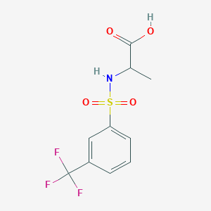 N-[3-(三氟甲基)苯磺酰基]-DL-丙氨酸图片
