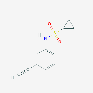 Cyclopropanesulfonic acid(3-ethynylphenyl)-amide图片