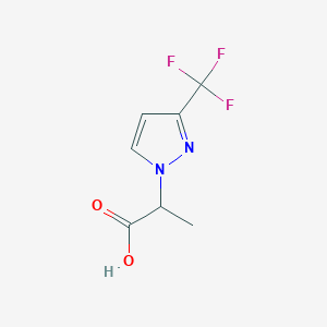 2-(3-Trifluoromethyl-pyrazol-1-yl)-propionic acid图片