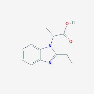 2-(2-Ethyl-benzoimidazol-1-yl)-propionic acid图片