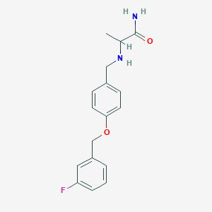 (R)-2-[[4-[(3-Fluorobenzyl)oxy]benzyl]amino]propanamide图片