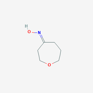 N-(oxepan-4-ylidene)hydroxylamine图片