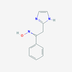 N-[2-(1H-imidazol-2-yl)-1-phenylethylidene]hydroxylamine图片