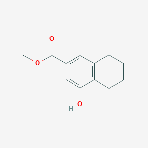 METHYL 4-HYDROXY-5,6,7,8-TETRAHYDRONAPHTHALENE-2-CARBOXYLATE图片