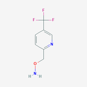 O-{[5-(trifluoromethyl)pyridin-2-yl]methyl}hydroxylamine图片