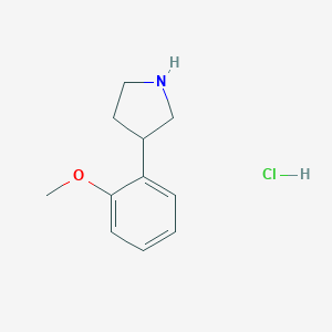 3-(2-Methoxyphenyl)pyrrolidine hydrochloride图片