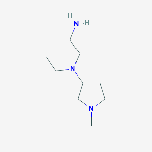 N*1*-Ethyl-N*1*-(1-methyl-pyrrolidin-3-yl)-ethane-1,2-diamine图片