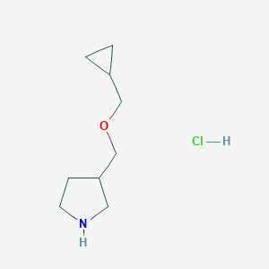 3-[(Cyclopropylmethoxy)methyl]pyrrolidinehydrochloride图片