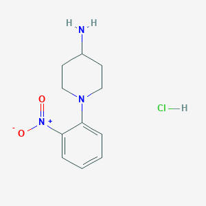 1-(2-Nitrophenyl)piperidin-4-amine hydrochloride图片
