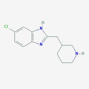5-chloro-2-(piperidin-3-ylmethyl)-1H-benzimidazole图片