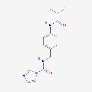 N-{[4-(2-Methylpropanamido)phenyl]methyl}-1H-imidazole-1-carboxamide图片