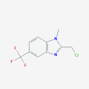 2-Chloromethyl-1-methyl-5-trifluoromethyl-1H-benzoimidazole图片