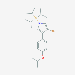 3-Bromo-4-(4-isopropoxyphenyl)-1-(triisopropylsilyl)-1H-pyrrole图片