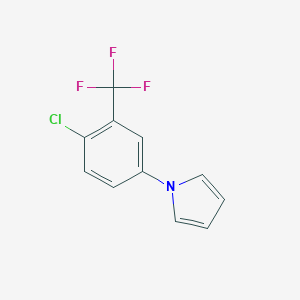 1-[4-Chloro-3-(trifluoromethyl)phenyl]-1H-pyrrole图片
