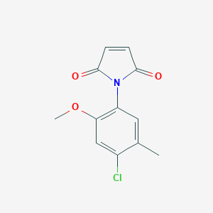 1-(4-Chloro-2-methoxy-5-methylphenyl)-2,5-dihydro-1H-pyrrole-2,5-dione图片
