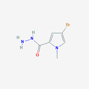 4-bromo-1-methyl-1H-pyrrole-2-carbohydrazide图片