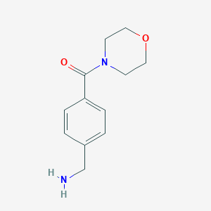 [4-(morpholine-4-carbonyl)phenyl]methanamine图片