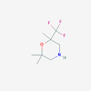 2,2,6-trimethyl-6-(trifluoromethyl)morpholine图片