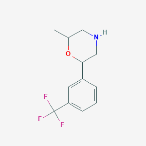 2-Methyl-6-[3-(trifluoromethyl)phenyl]morpholine图片