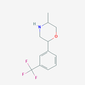 5-Methyl-2-[3-(trifluoromethyl)phenyl]morpholine图片