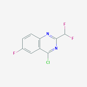 4-chloro-2-(difluoromethyl)-6-fluoroquinazoline图片