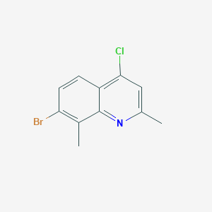 7-Bromo-4-chloro-2,8-dimethylquinoline图片