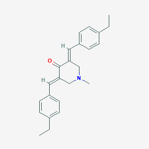 3,5-bis[(4-ethylphenyl)methylene]-1-methyltetrahydro-4(1H)-pyridinone图片