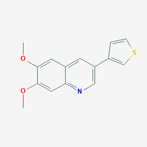 6,7-Dimethoxy-3-(3-thienyl)quinoline图片
