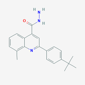2-(4-tert-butylphenyl)-8-methylquinoline-4-carbohydrazide图片