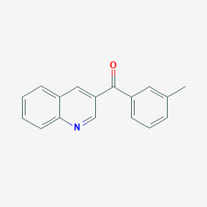 3-(3-Methylbenzoyl)quinoline图片