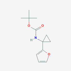 tert-Butyl(1-(furan-2-yl)cyclopropyl)carbamate图片