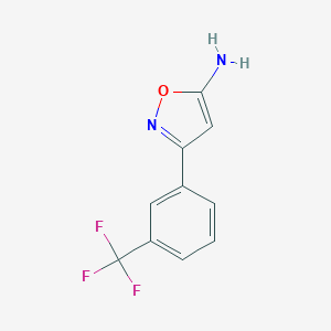 5-Amino-3-[3-(trifluoromethyl)phenyl]isoxazole图片